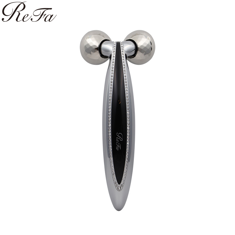 黎珐(ReFa) Crystal CARAT FACE 去皱提拉塑形紧致 EMS/微电流提升面部 铂金滚轮按摩美容仪