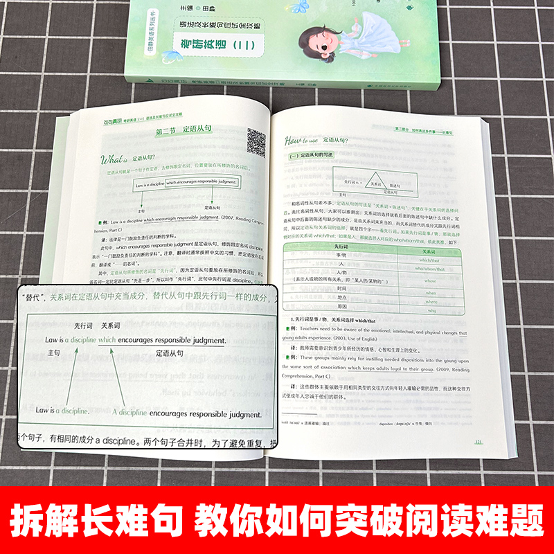 [预计9月]2026田静句句真研 英二[书课包]赠笔记本 [正版]送配套视频2025田静句句真研25考研英语一英语二语法高清大图