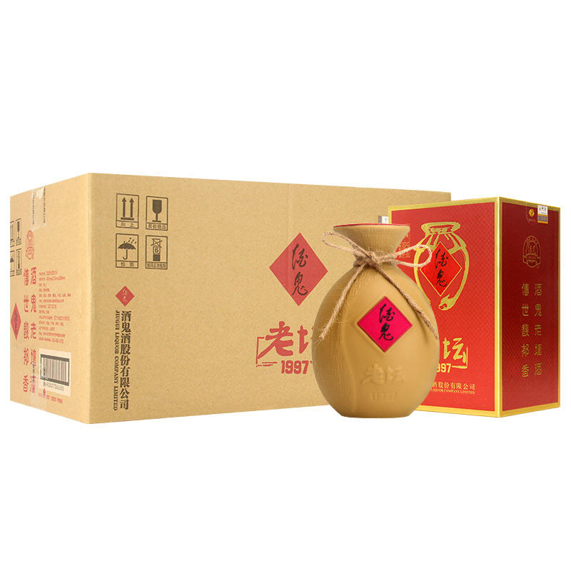 [官方授权]酒鬼酒52度老坛1997品鉴级500ml*6瓶装整箱白酒粮食酒高清大图