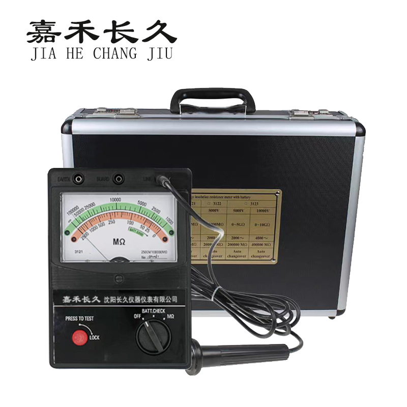 嘉禾长久+电动兆欧表+3121(2500V)+台