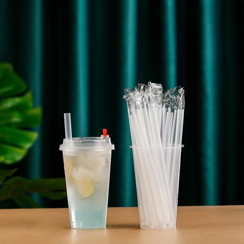 册宣 稀饭吸管 一次性粗吸管尖头吸管喝粥塑料吸管 44支*50包/件