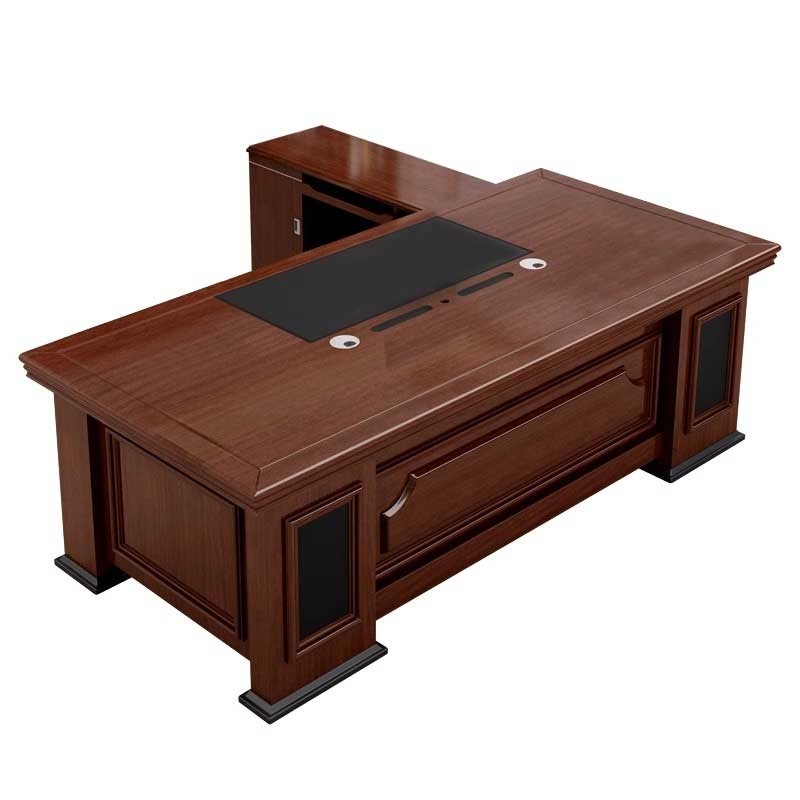 铭思达大班台老板桌高清大图