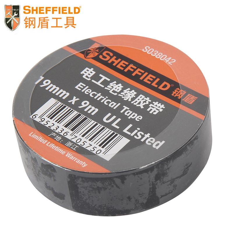 钢盾(SHEFFIELD) 电工绝缘胶带(红) S038043