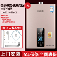 十六升智能恒温 天然气 志高燃气热水器家用天然气液化气煤气强排式恒温10L12L1316升即热