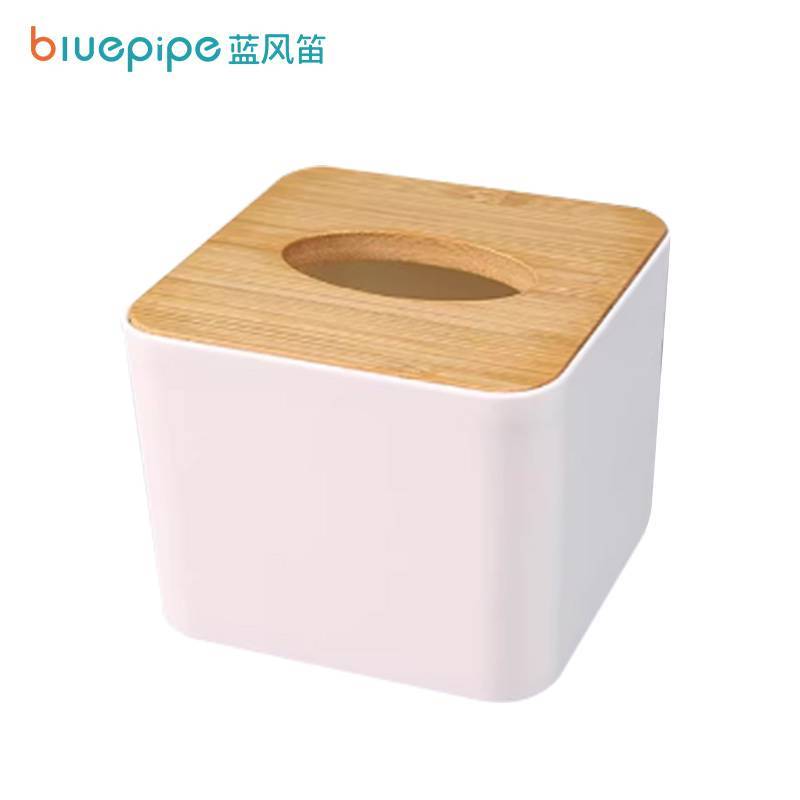 蓝风笛 纸巾盒 小号11*11*8.5cm 个(小号11*11*8.5cm)高清大图