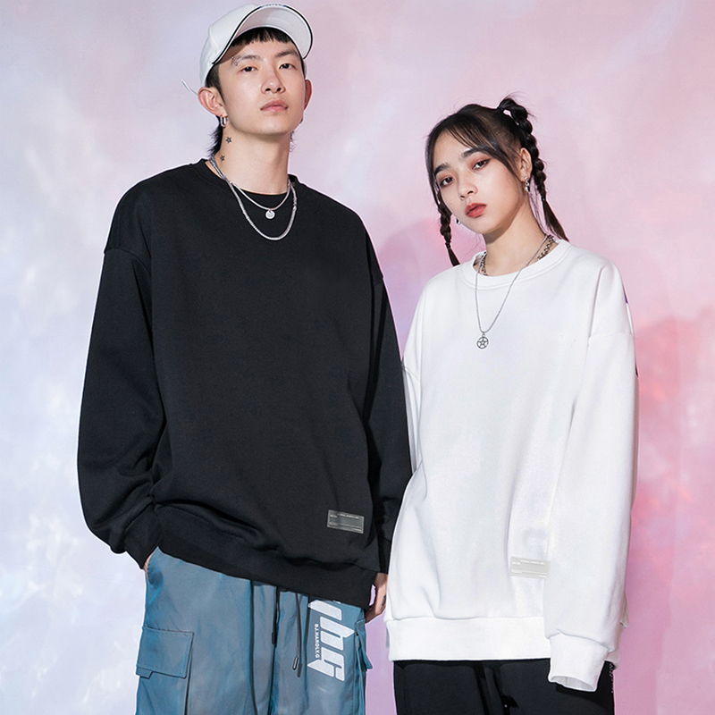[直营]木林森(MULINSEN)秋季新款套头多色卫衣男女情侣基础款宽松上衣户外休闲衣