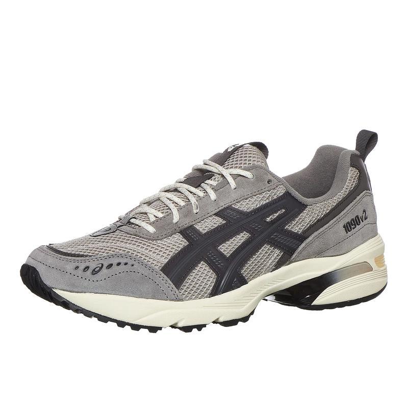 亚瑟士(ASICS)亚瑟士GEL缓震跑鞋男款透气舒适耐磨训练鞋灰白色