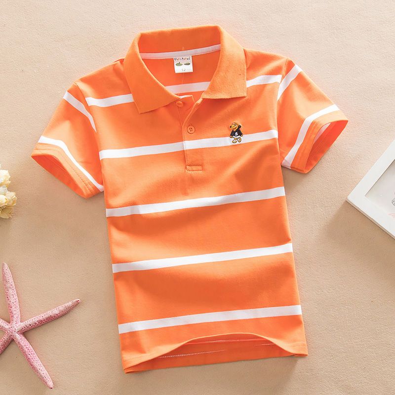 童装男童短袖t恤儿童夏装新款纯棉上衣宝宝半袖男孩中大童polo衫