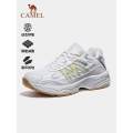 骆驼(CAMEL)女式户外休闲鞋F25B097055M 象牙白/黄 37