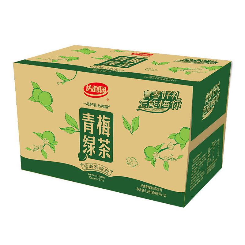 达利园 青梅绿茶 经典青梅味 500ml*15瓶 箱装 饮料