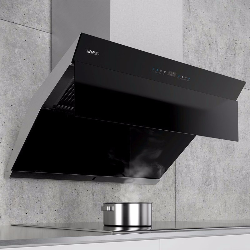 西门子(SIEMENS) LS98EN961W 侧吸智能拢翼油烟机蒸饭柜高清大图