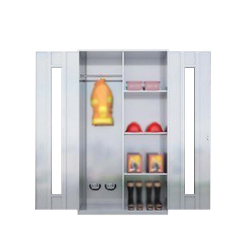 正斌304不锈钢柜消防救援器材箱防护用品柜室外微型消防站高1800*宽1000*深500(加厚201材质)不含器材高清大图