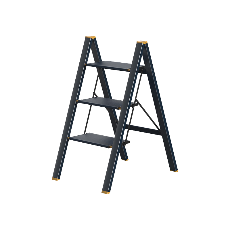 肯泰多功能家用梯子可室内折叠楼梯加厚铝合金便携人字梯花架梯凳
