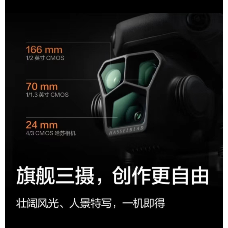 御3pro+探照灯双轴云台探照灯GL10