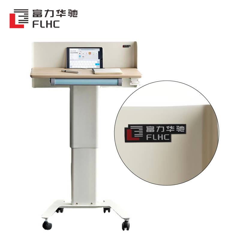 富力华驰 讲台 E02白色 张高清大图