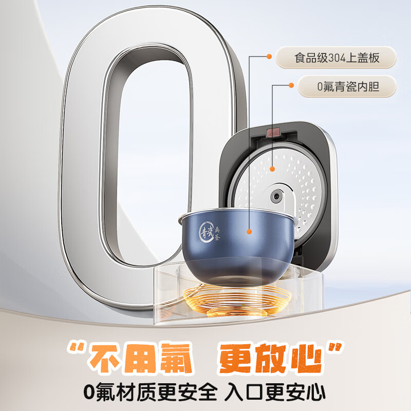 美的(Midea)电饭煲家用4升电饭锅2-6人热饭炖煮煲汤快速饭多功能煮米饭锅MB-40HB1高清大图