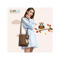 新款chala斜挎包女2020秋冬新款时尚大气女包洋气大容量帆布包单肩包
