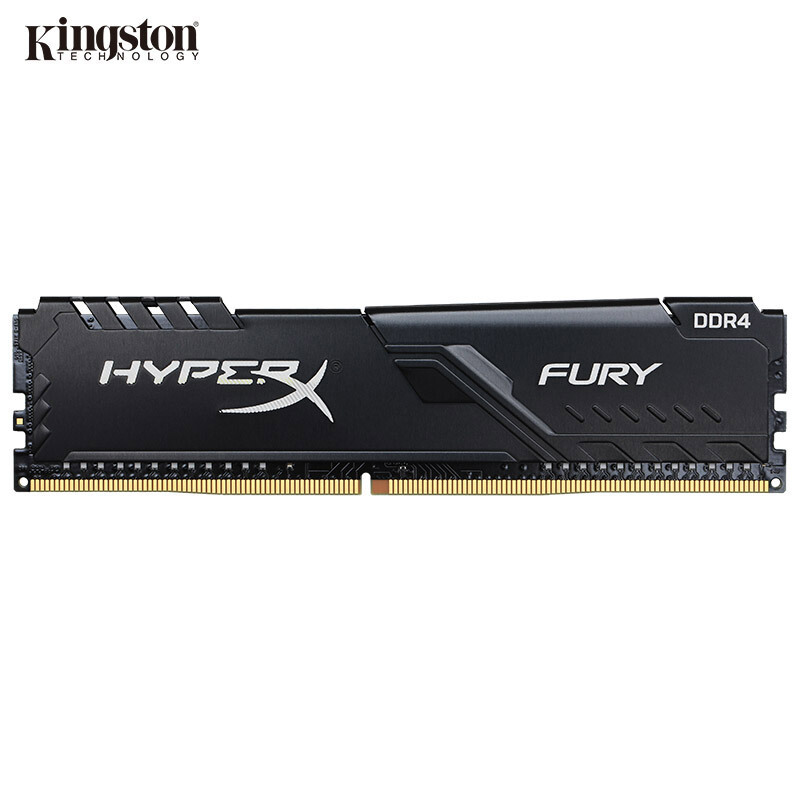金士顿(Kingston) DDR4 2666 16G 台式机内存条 骇客神条 Fury雷电系列