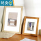 敬平美式复古相框挂墙装裱大尺寸8K开4k木质素描画框12寸16框架A3a4纸 945-亮白色 12寸挂摆两用[可放尺寸3