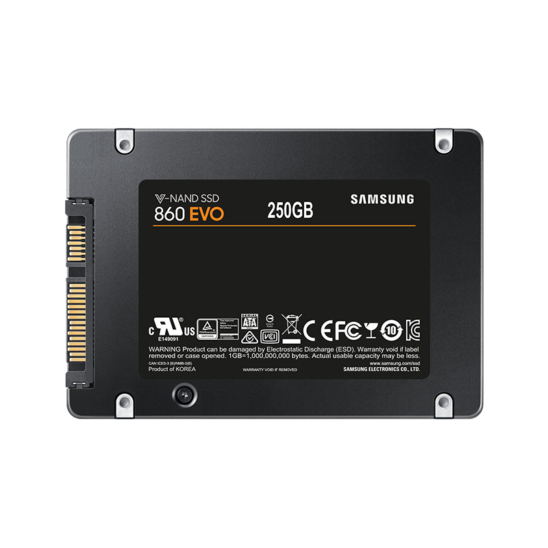 三星(SAMSUNG) 860-EVO系列 SATA3固态硬盘250G 单块价格