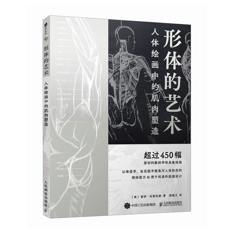 正版新书]形体的艺术 人体绘画中的肌肉塑造雷伊·布斯托斯978711高清大图