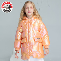 史努比(SNOOPY)儿童羽绒服中长款女童羽绒服2020冬季新款女童小孩外套童装KBJ005Y