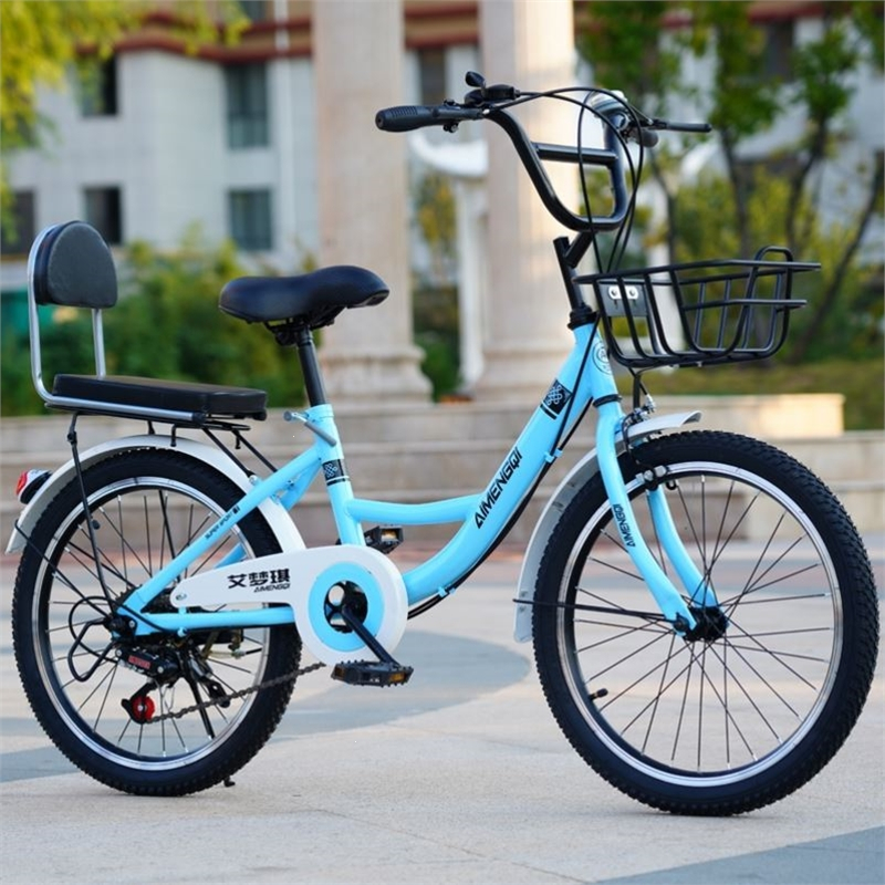 锦年自行车大人可以带人初中学生大儿童城市通勤女式洋气新款单车省力