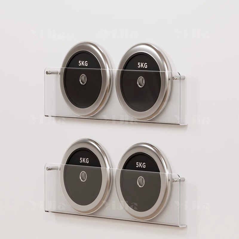 翌嘉YJ4123078 墙面壁挂书架透明亚克力免打孔U型创意展示架 120cm高清大图