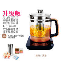 养生壶家用多功能全自动玻璃法耐(FANAI)花茶壶黑茶壶煮茶器煲电热烧水壶 典雅金带滤网(升级版)