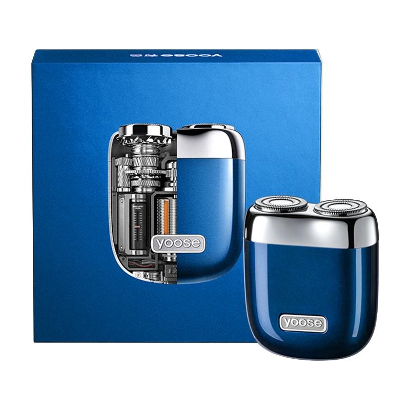 有色(yoose)【王一博同款】剃须刀便携款合金电动刮胡刀男士 生日情人节礼物送男友老公胡须刀 MINI2.0 午夜蓝