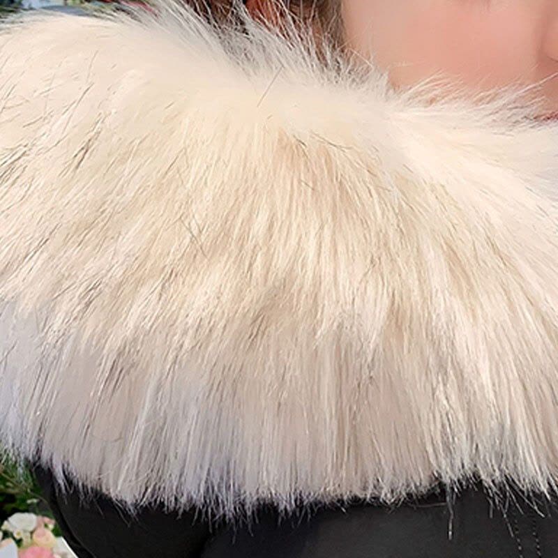 迪鲁奥(DILUAO)孕妇装2021秋冬新款韩版棉服女大毛领上衣外套A版大码孕妇装图片