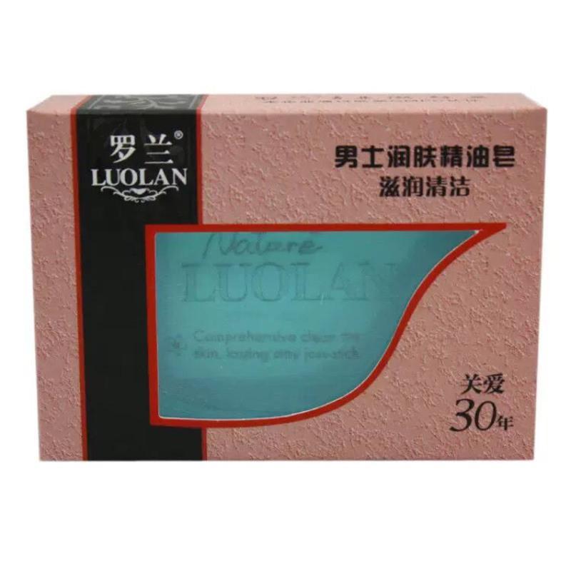 罗兰香皂 男士润肤精油皂控油滋润洁面皂 沐浴皂108g 男士专用 2块
