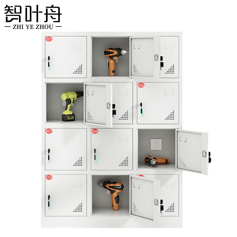 智叶舟充电柜12门850*350*1180mm台高清大图