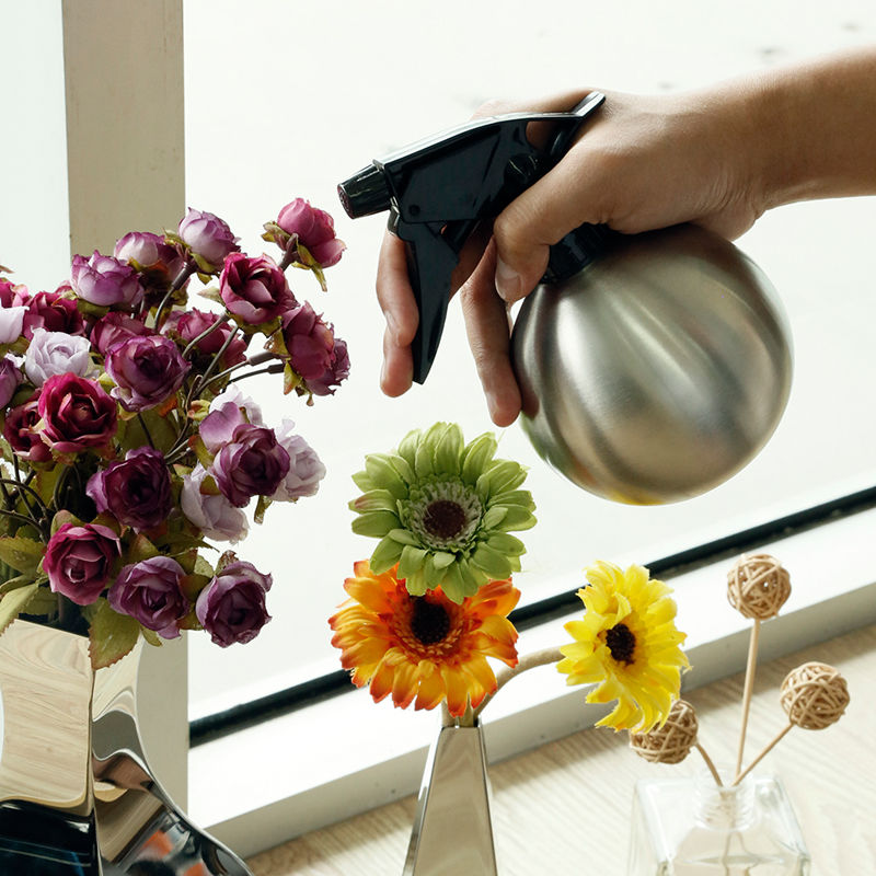 304不锈钢喷水壶浇花喷花器家用洒水壶消毒液喷雾器消毒小喷壶