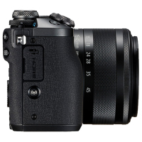 佳能(Canon) EOS M6黑 (15-45mm+28mm )数码微单 双镜头套装 约2420万像素
