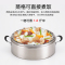 不锈钢电蒸锅蒸汽锅沙县电蒸笼电蒸鱼锅 纳丽雅家用笼屉不串味多层蒸锅 四层29CM电蒸锅(定时款)