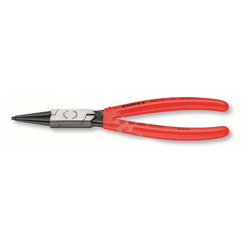 凯尼派克 KNIPEX 44 11 J2内卡簧钳(抛光头,塑料套柄) 7“ 19-60mm