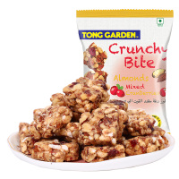 东园(Tong Garden)坚果脆(蔓越莓干&烤扁桃仁)50g/袋 泰国原装进口果干坚果