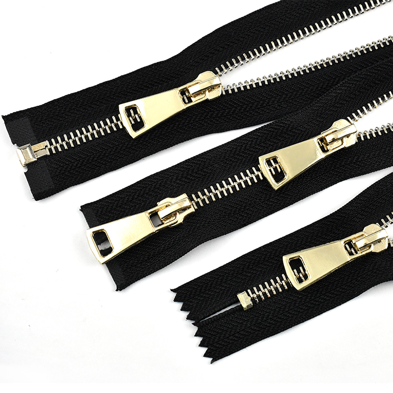 5号羽绒服金属拉链双头双开衣服拉锁女长款铜拉链衣服拉链配件