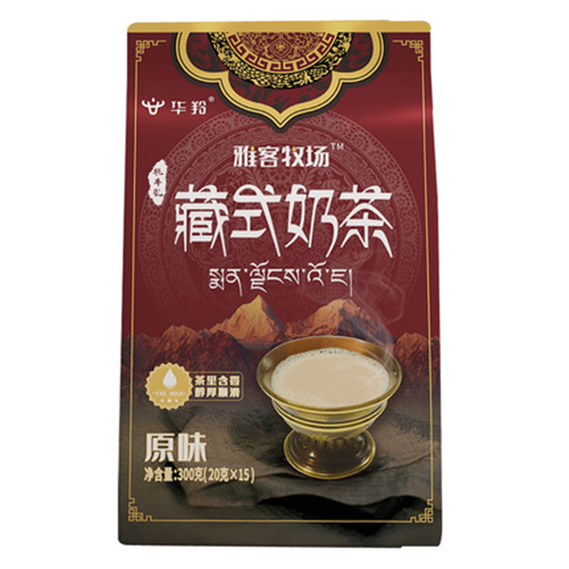 华羚牦牛乳藏式奶茶西藏网红原味袋装奶茶高原藏区特产甜味奶茶视频
