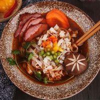 [中华特色]河北供销馆 顶大 热汤面皮爆椒牛肉味109g 非油炸速食泡面方便面 河北秦皇岛特产 华北