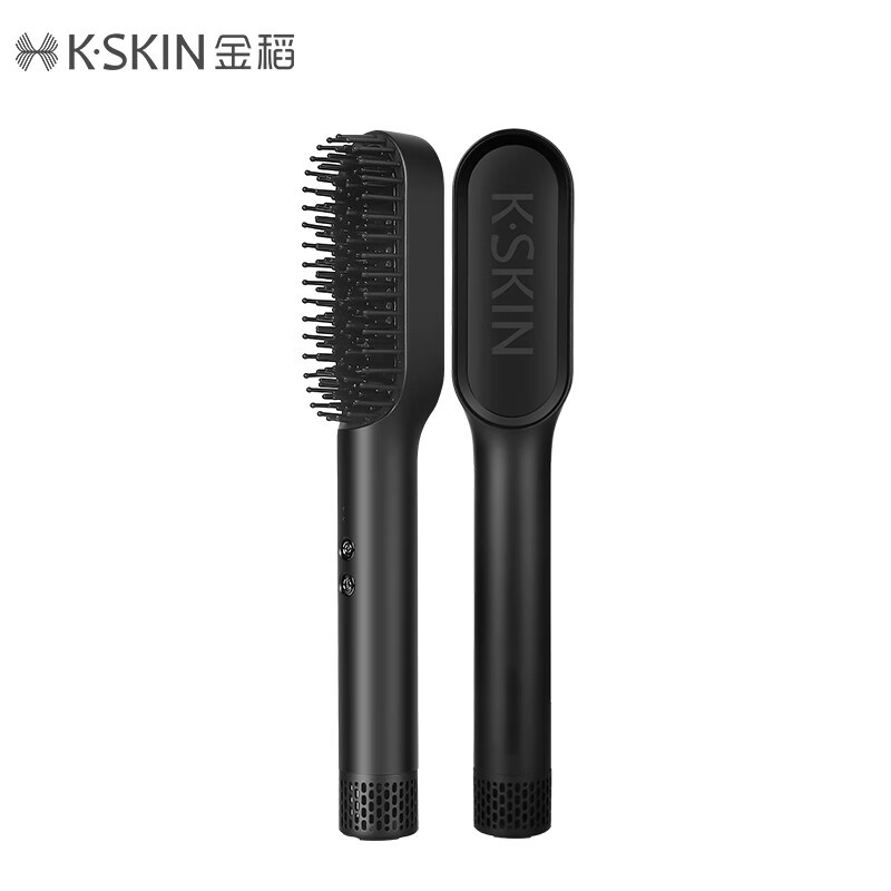 金稻吹热风梳子直发卷发棒造型 多功能造型湿发可用礼物女 吹梳一体热风梳 KD381