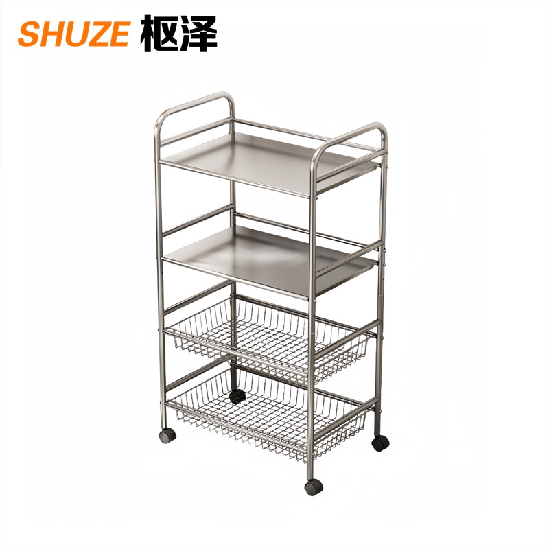 枢泽 厨房收纳架 四层 个高清大图