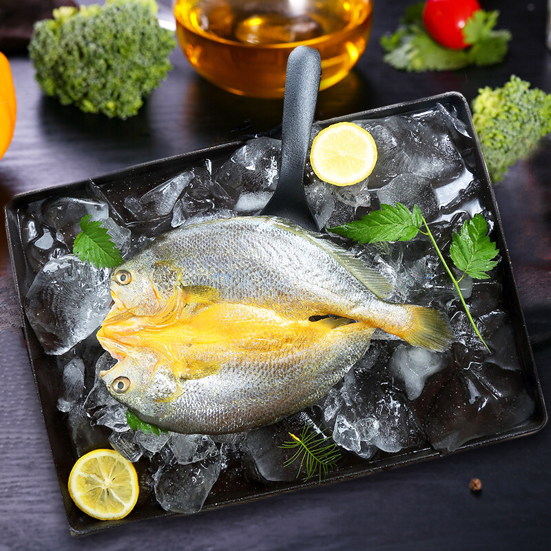 三都港(SANDUGANG) 冷冻香煎黄花鱼(调味) 175g/袋 1条 海鲜水产
