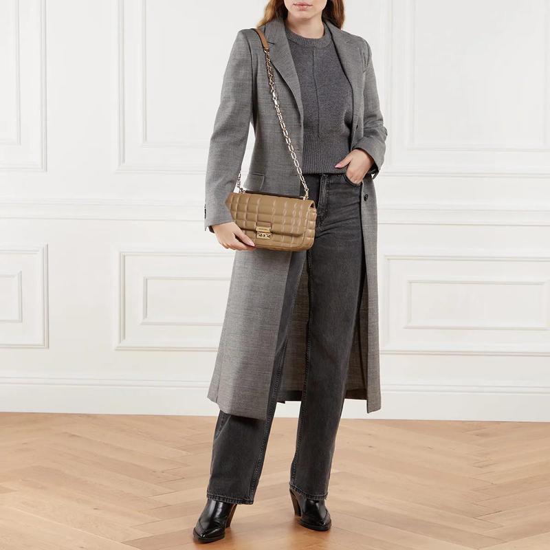 迈克·科尔斯(MICHAEL KORS)女士单肩包时尚百搭光滑皮革斜挎包休