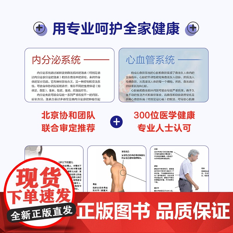 生活-家庭医生健康指南 家庭健康急救手册精装高品质 北京协和团队联合审定 300位医学健康专业人士认可工具书高清大图