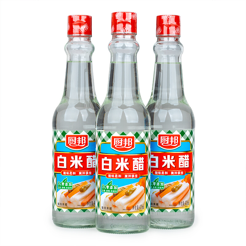 厨邦白米醋420ml一瓶装
