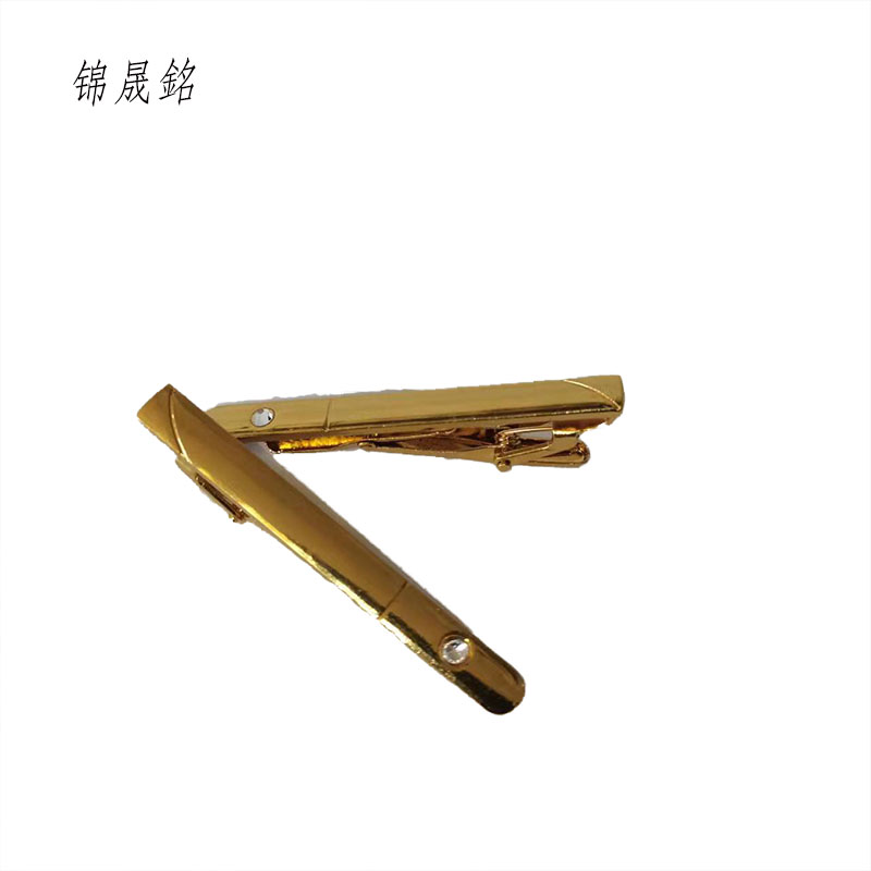 锦晟铭领带夹5.5CM镀金个 金色