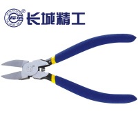 长城工具 塑料钳美式精抛双沾塑柄水口钳扎带钳 180mm7 214027*6