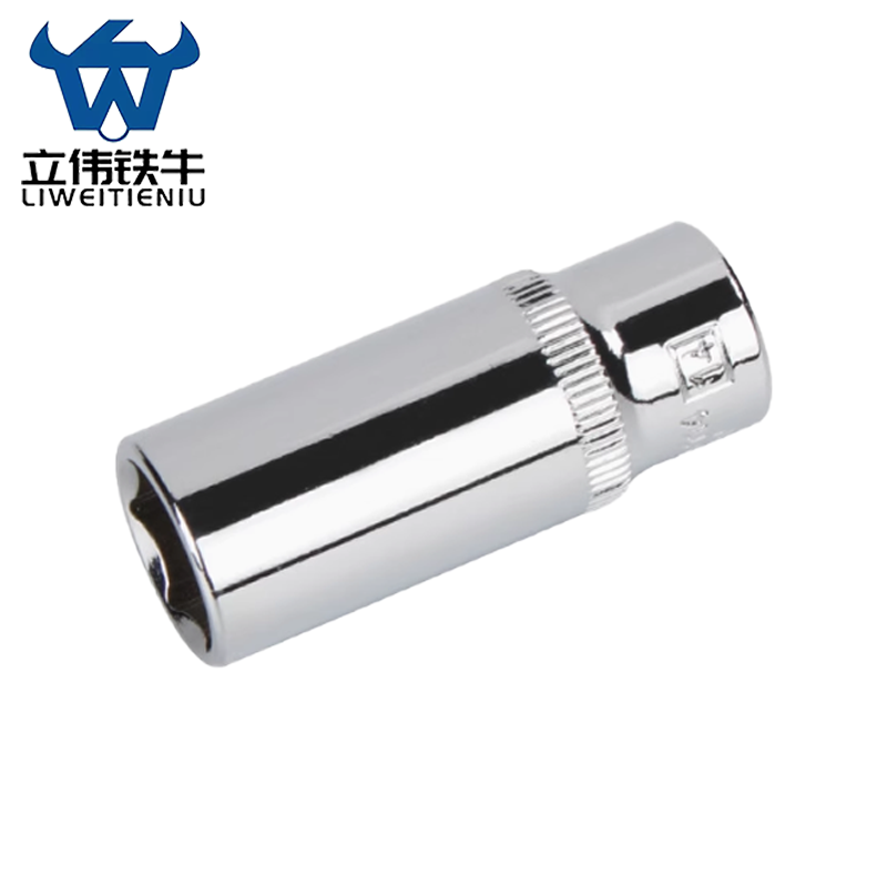 立伟铁牛1/4六角长套筒14mm/个高清大图